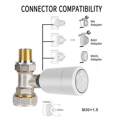 Immax NEO Smart Termostatická hlavice Zigbee