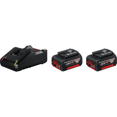 Bosch 2× GBA 18V 4.0Ah + GAL 18V-40 Professional (1.600.A01.9S0 )