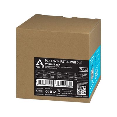 ARCTIC P14 PWM PST A-RGB 0dB Value Pack