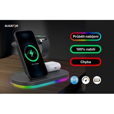 Aligator Smart Station S 15W, černá