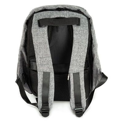 Tactical Anti-Theft Batoh s USB/Jack 3,5mm šedý