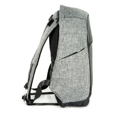 Tactical Anti-Theft Batoh s USB/Jack 3,5mm šedý