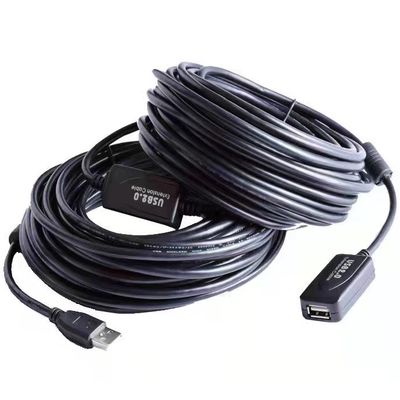 PremiumCord USB 2.0 repeater a prodlužovací kabel A/M-A/F 10m