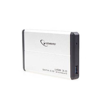 Gembird EE2-U3S-2-S 2.5 box, stříbrný