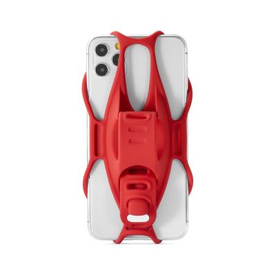 BONE držák na kolo pro mobil 5.8-7.2, Bike Tie 3 - Red