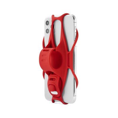 BONE držák na kolo pro mobil 5.8-7.2, Bike Tie 3 - Red