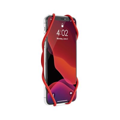BONE držák na kolo pro mobil 5.8-7.2, Bike Tie 3 - Red
