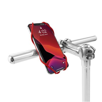 BONE držák na kolo pro mobil 5.8-7.2, Bike Tie 3 - Red