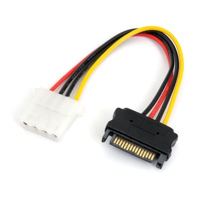 PremiumCord Napájecí redukce SATA male - Molex 5.25 Female 17cm
