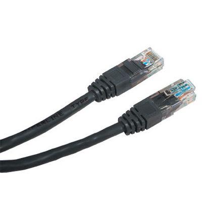 PremiumCord Patch kabel UTP RJ45-RJ45 level 5e 10m černá