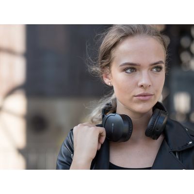 Connect IT SuperSonic bezdrátová náhlavní sluchátka, černá
