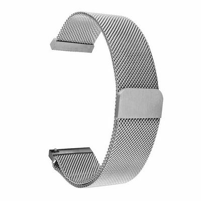 Tactical Loop Magnetický Kovový Řemínek pro Samsung Galaxy Active 2 44mm Silver