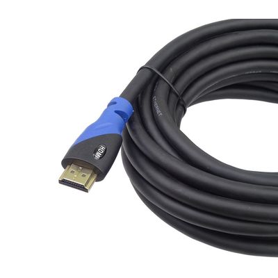 PremiumCord 4K HDMI 2.0b High Speed + Ethernet kabel, zlacené pružné konektory, 2m