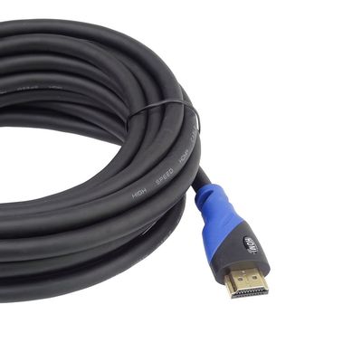 PremiumCord 4K HDMI 2.0b High Speed + Ethernet kabel, zlacené pružné konektory, 2m