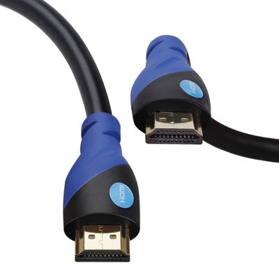 PremiumCord 4K HDMI 2.0b High Speed + Ethernet kabel, zlacené pružné konektory, 2m