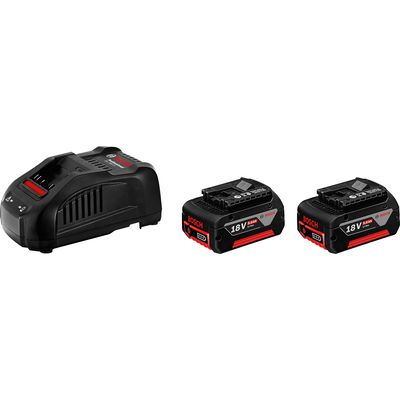 Bosch 2× GBA 18V 5.0Ah + GAL 1880 CV Professional (1.600.A00.B8J)