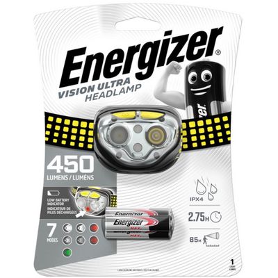 Energizer čelová svítilna - Headlight Vision Ultra 450lm
