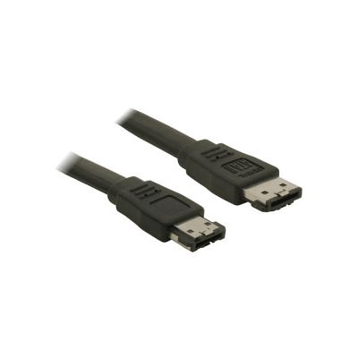 PremiumCord Kabel eSATA-eSATA 1,5m, stíněný, černý