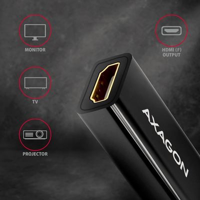 AXAGON RVD-HI14N, DisplayPort -> HDMI 1.4 redukce / adaptér