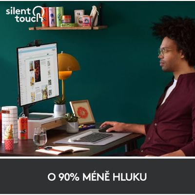 Logitech Wireless M650 M, grafitová