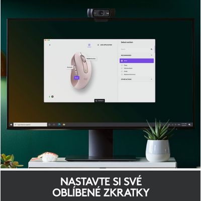 Logitech Wireless M650 M, růžová