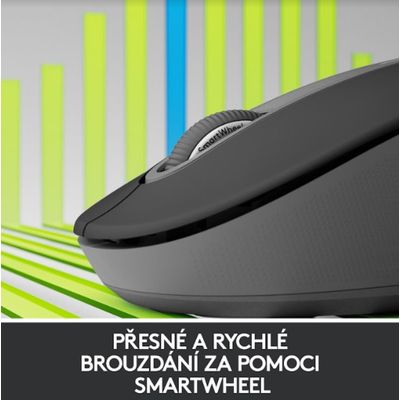Logitech Wireless M650 L pro leváky, grafitová