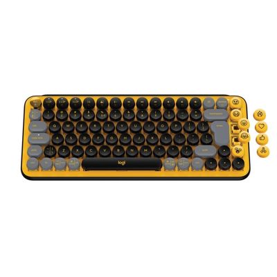 Logitech Pop klávesnice, černo-zlatá