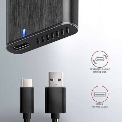 AXAGON EEM2-SBC USB-C 3.2 Gen 2 - M.2 SATA SSD RAW box