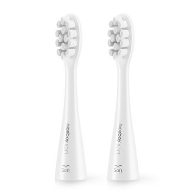 Náhradní hlavice Niceboy ION Sonic Soft white 2 ks
