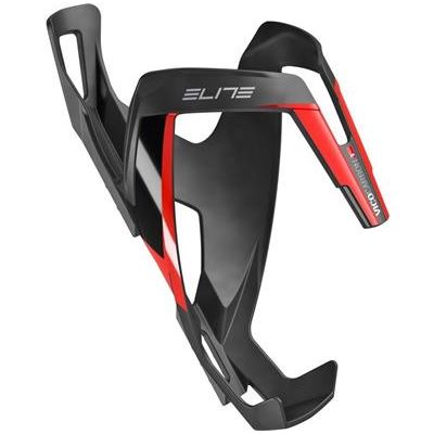 Košík Elite Vico Carbon, černý matný/červený
