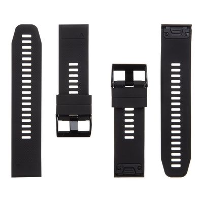 Tactical Silikonový Řemínek pro Garmin Fenix 5X/6X/7X QuickFit 26mm Black - černý