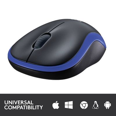 Logitech Wireless M185 modrá