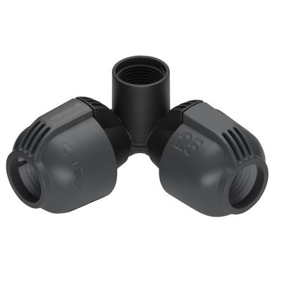 Gardena 2764-20 L-kus 25 mm x vnitřní závit 3/4, rohová přípojka zadešťovače
