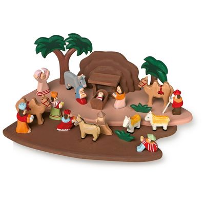 small foot Dětský dřevěný betlém s figurkami