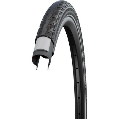 Schwalbe plášť DELTA CRUISER Plus 20x1.75 Green černá+reflexní pruh
