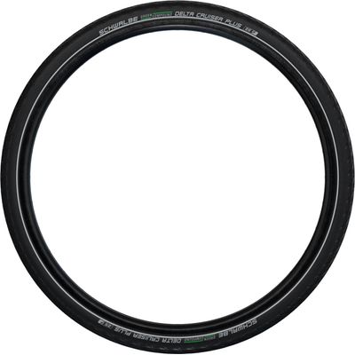 Schwalbe plášť DELTA CRUISER Plus 20x1.75 Green černá+reflexní pruh