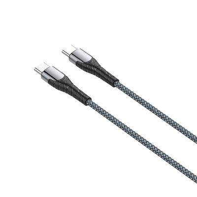 ColorWay USB-C na USB-C kabel 1m (PD 65W), šedý