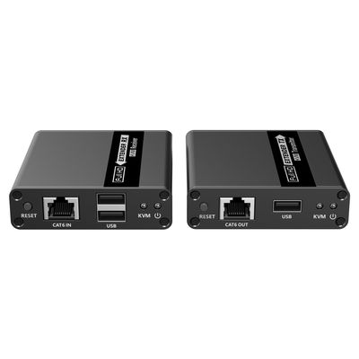 PremiumCord HDMI KVM extender 4K a FULL HD 1080p na 70m s přenosem USB