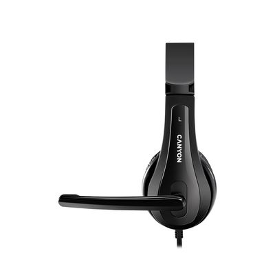 CANYON stylový a komfortní headset CNS-CHS01BO