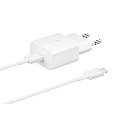 Samsung nabíječka EP-T1510X, USB-C, včetně kabelu, 15W bílá