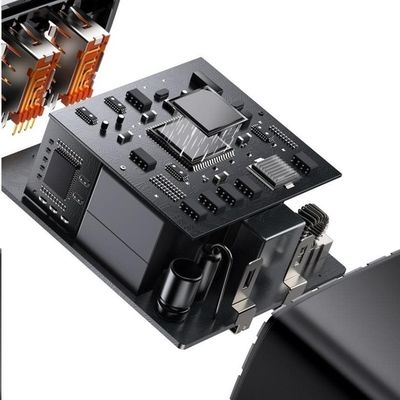 Baseus kompaktní rychlonabíjecí adaptér 2x USB-A, 1x USB-C 30W černá