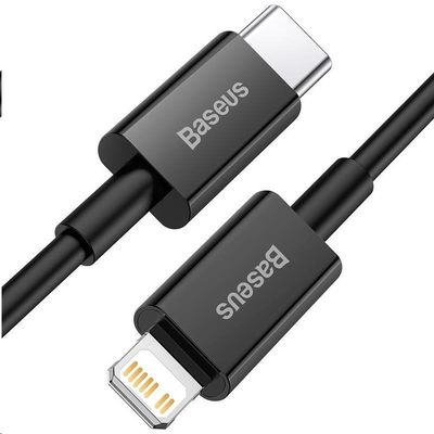Baseus Superior Series rychlonabíjecí kabel USB-C/Lightning 20W 2m černá