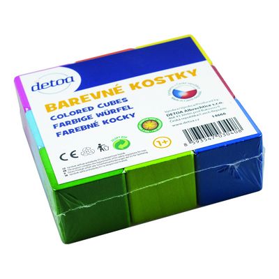 Detoa Barevné kostky 9 ks