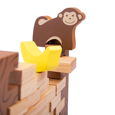 Bigjigs Toys Dřevěná motorická hra Padající džungle