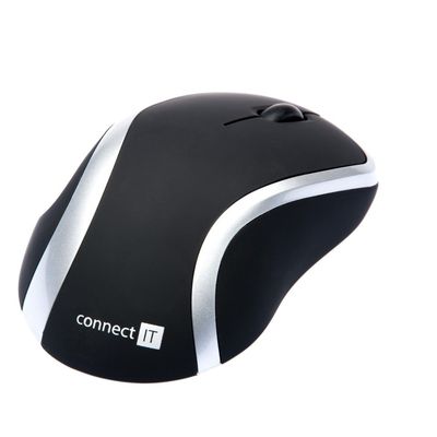 Connect IT CI-261 laserová myš, černo-stříbrná