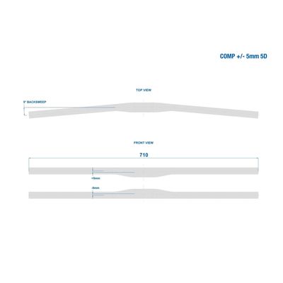 Ritchey Comp Flat - 710mm x +/- 5mm x 5°