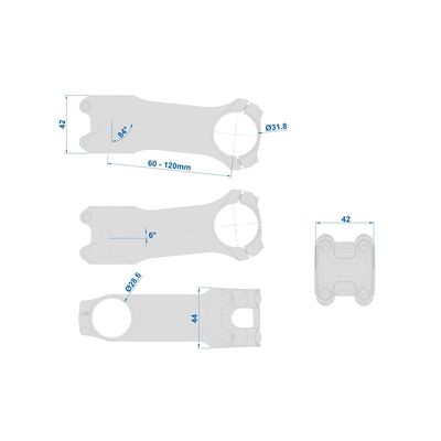 Ritchey WCS Toyon 6° 31.8mm - 100mm