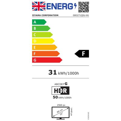iiyama G-Master GB3271QSU-B1 31.5