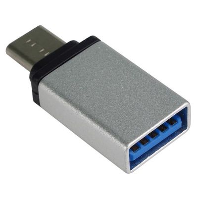 PremiumCord Adaptér USB-C/male - USB3.0 A/female, stříbrný, OTG
