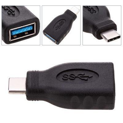PremiumCord Adaptér USB-C/male - USB3.0 A/female, OTG, černá